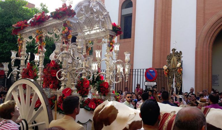 Carreta de la Hermandad del Cerro del Águila - El Rocío en Sevilla - ViajandoporSevilla.com